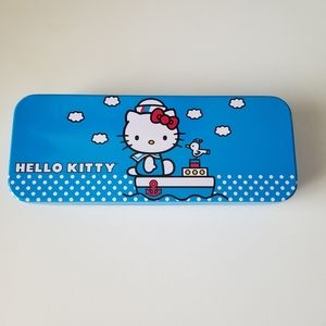 Hello Kitty Aluminium Tin Storage cointainer Collectable New